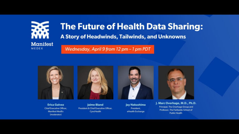 “The Future of Health Data Sharing: A Story of Headwinds, Tailwinds, and Unknowns” Webinar Recap