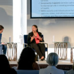 From left to right: Jonah Frohlich, Senior Managing Director, Manatt Health; Demetria Malloy, MD, Regional Vice President Medical Director, Elevance Health; Jolie Onodera, Senior Legislative Representative, The California State Association of Counties

