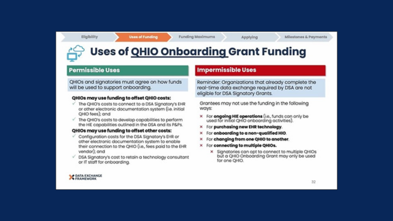 Data Sharing Agreement (DSA): State Highlights Upcoming Grants and Policy Decisions