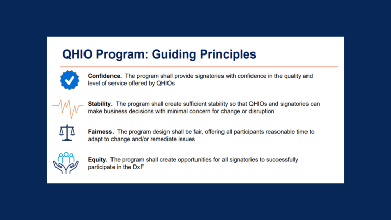 Data Sharing Agreement: Spotlight on Qualified Health Information Organizations (QHIOs)