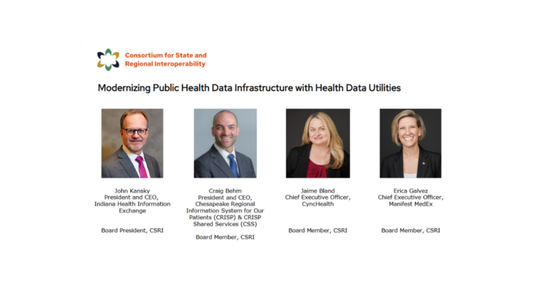 Healthcare IT Connect’s Public Health Modernization Day: “Modernizing Public Health Data Infrastructure with Health Data Utilities”
