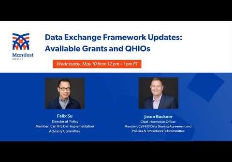 “Data Exchange Framework Updates: Available Grants and QHIOs” Webinar Recap “Data Exchange Framework Updates: Available Grants and QHIOs” Webinar Recap